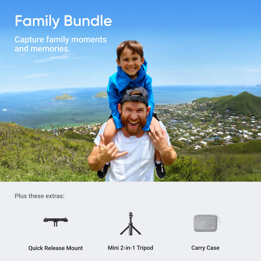Insta360 GO 3S Action Bundle (128GB, Black)