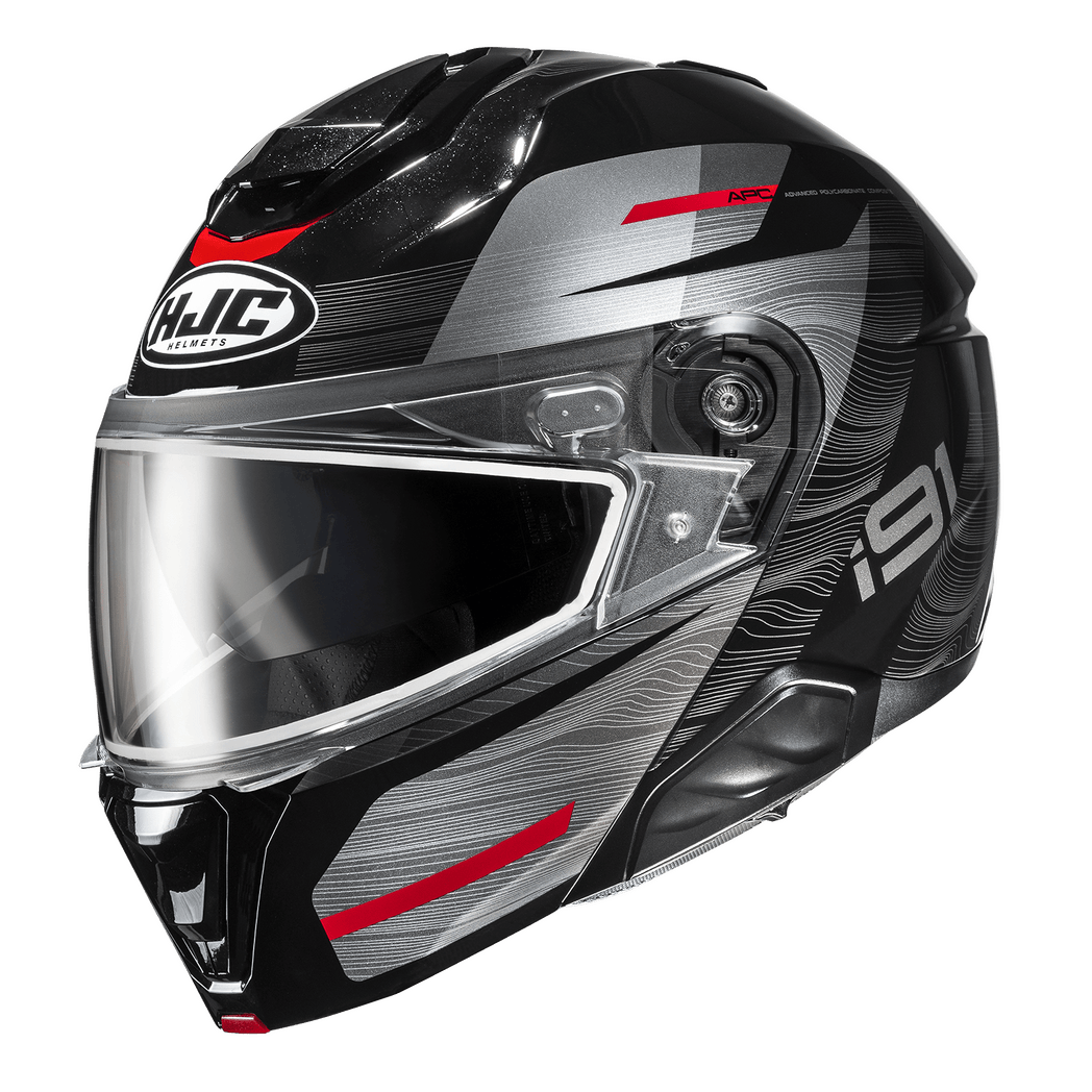 HJC i91 Dusk Snow MC-1