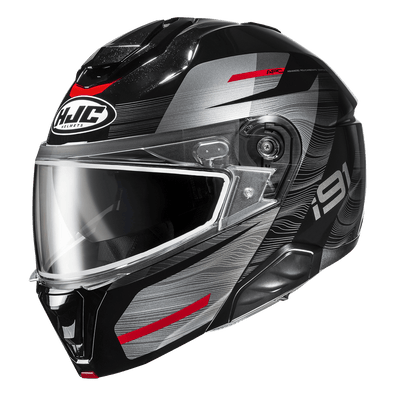 HJC i91 Dusk Snow MC-1