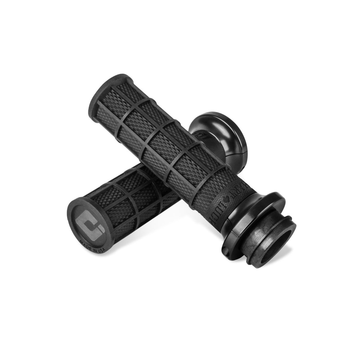 ODI V-Twin Lock-On Hart-Luck Signature Full-Waffle Grip Set