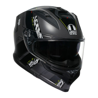 AGV K7 Kyber Matte Gray/Yellow Fluo