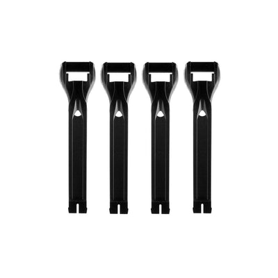 Gaerne SG10 Replacement Strap Kit (4 Pack) Black Long
