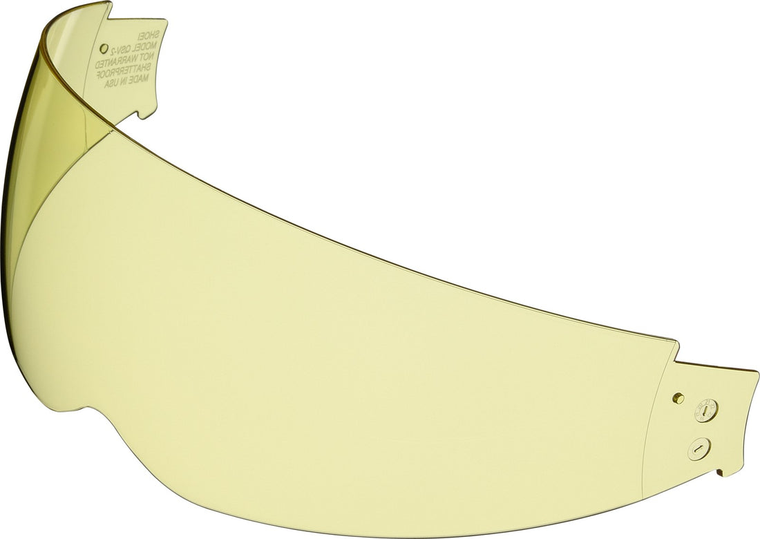 Shoei Qsv-2 Sun Visor Hd Yellow