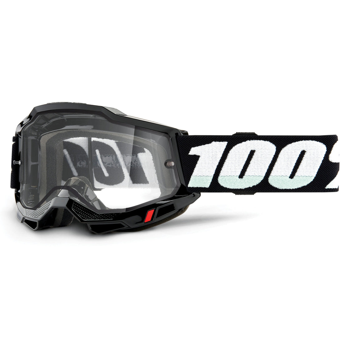 100% Accuri 2 Enduro Moto Goggles Black/Grey