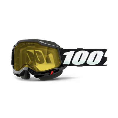 100% Accuri 2 Snowmobile Dual Pane Vented Goggles Red