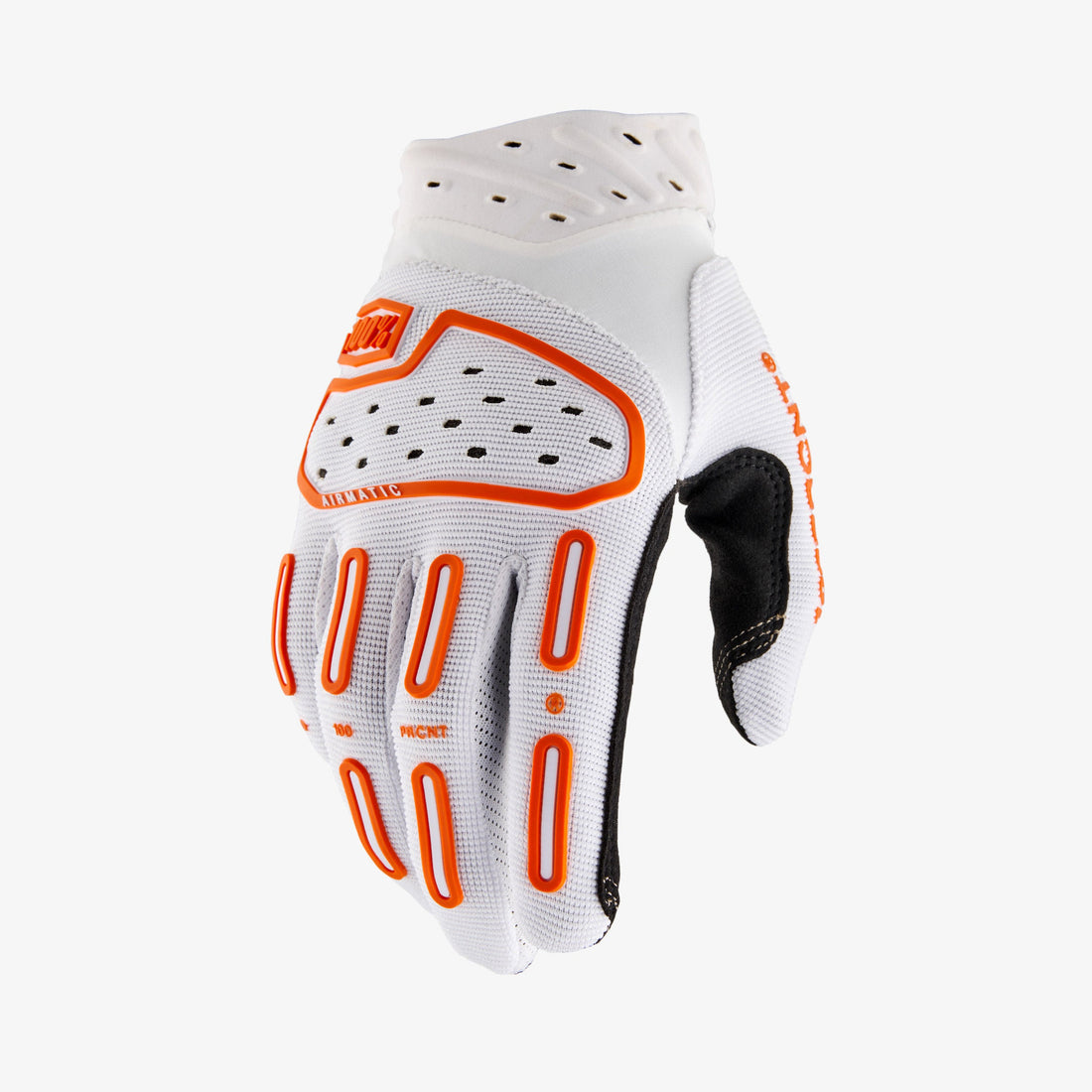100% Airmatic 2 Gloves White/Orange