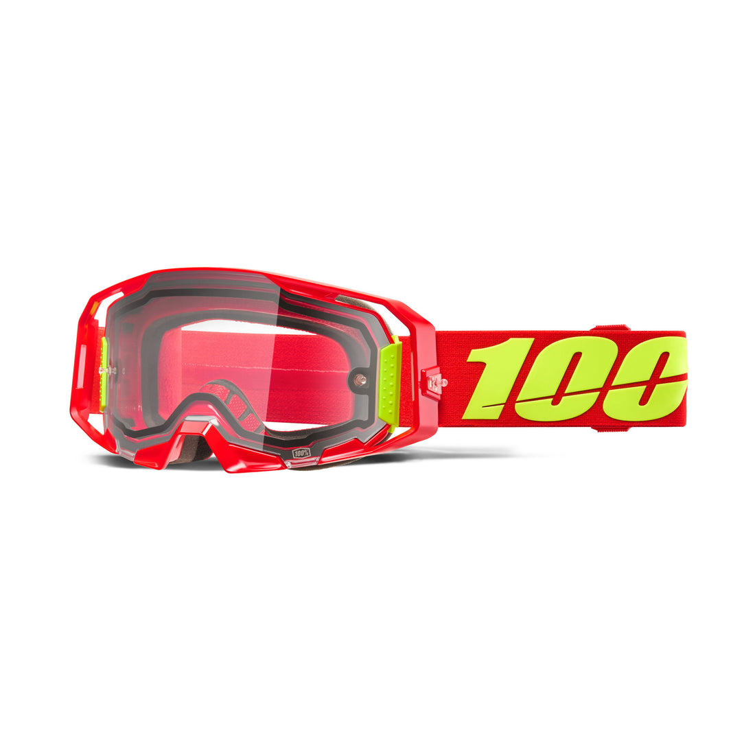 100% Armatic Enduro Moto Dual Pane Goggles Red