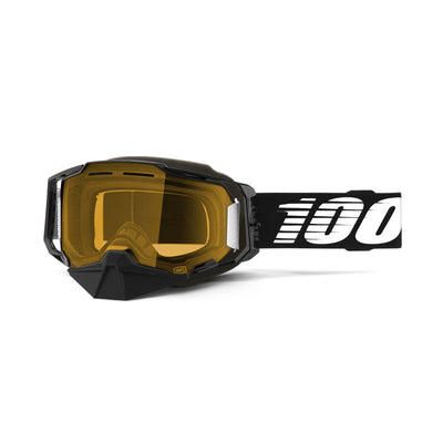 100% Armega Snowmobile Dual Pane Vented Goggles Blue