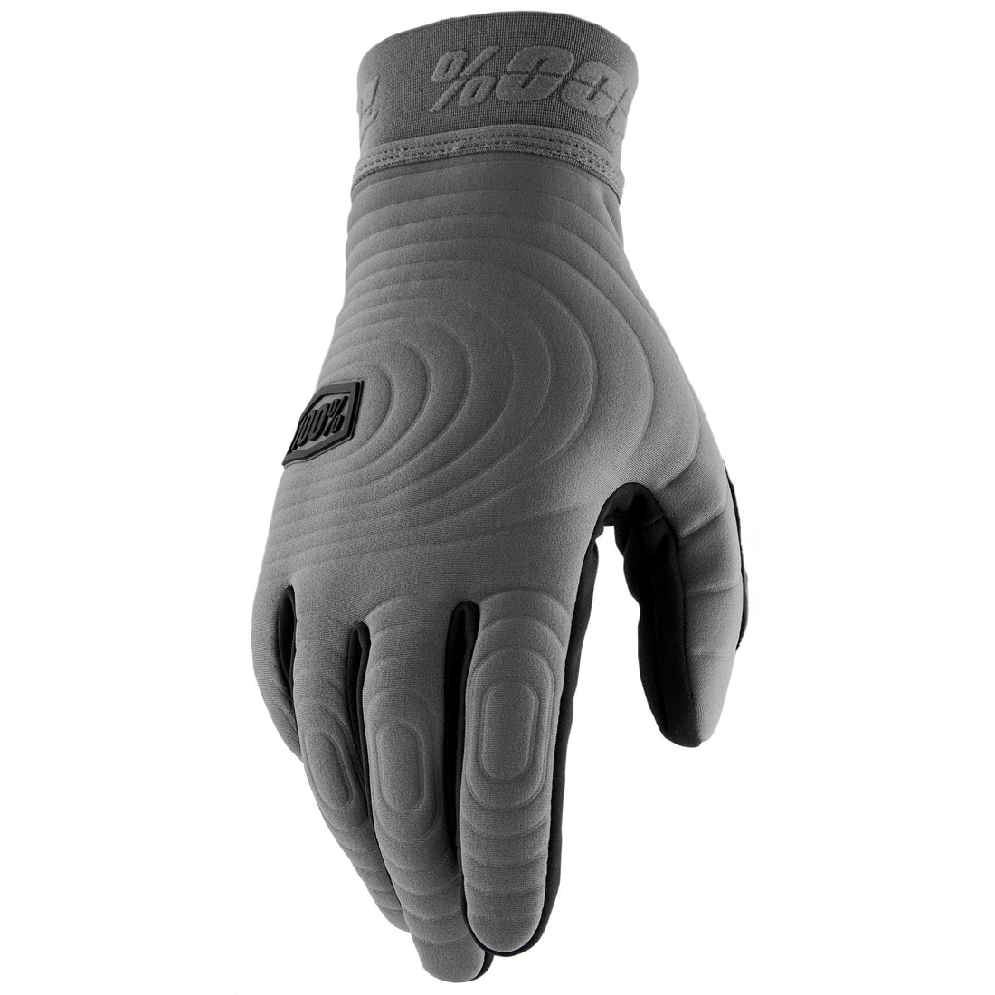 100% Brisker Xtreme Gloves Charcoal