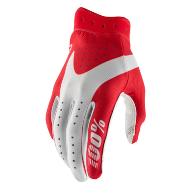 100% iTrack Gloves Red