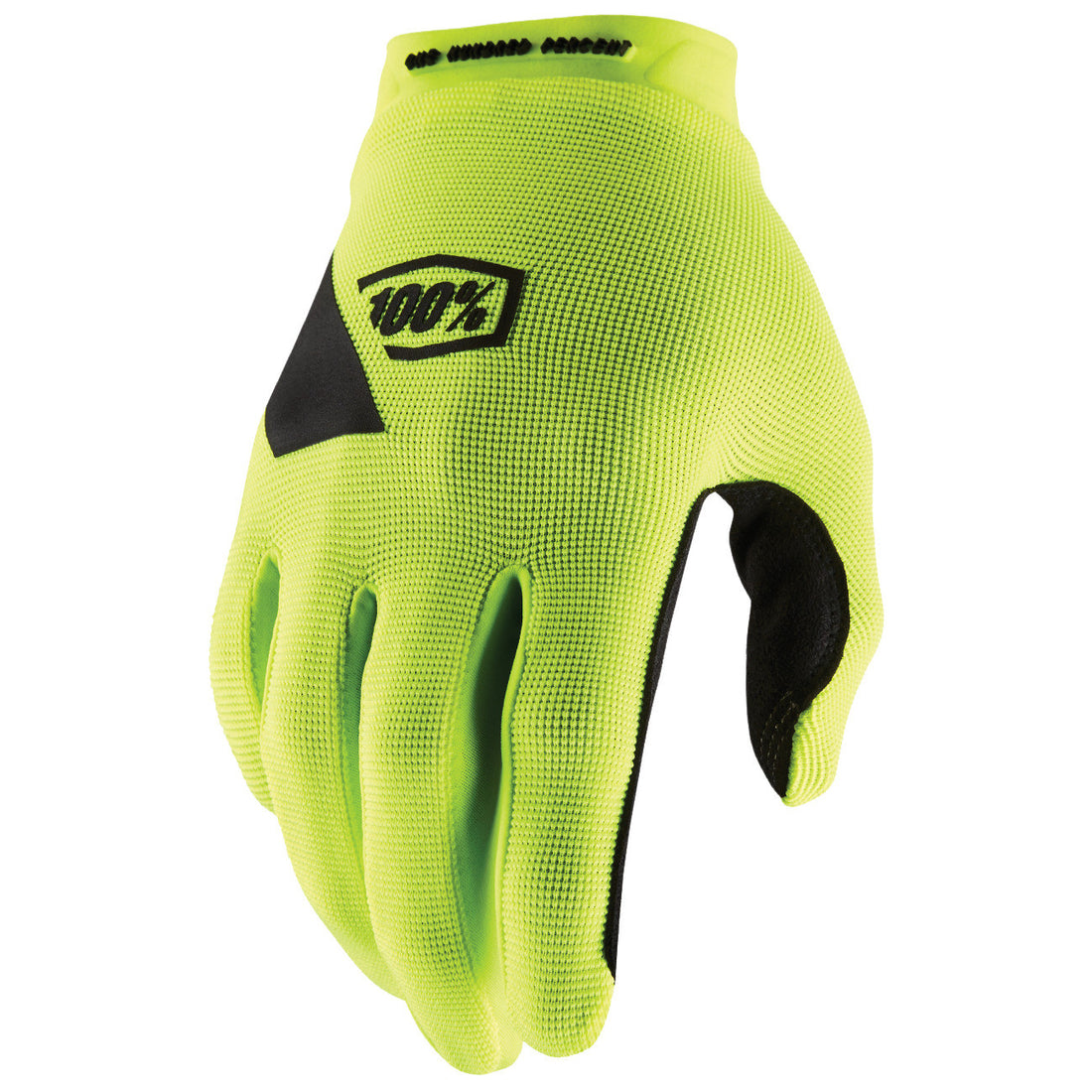 100% Ridecamp Gloves Fluo Yellow