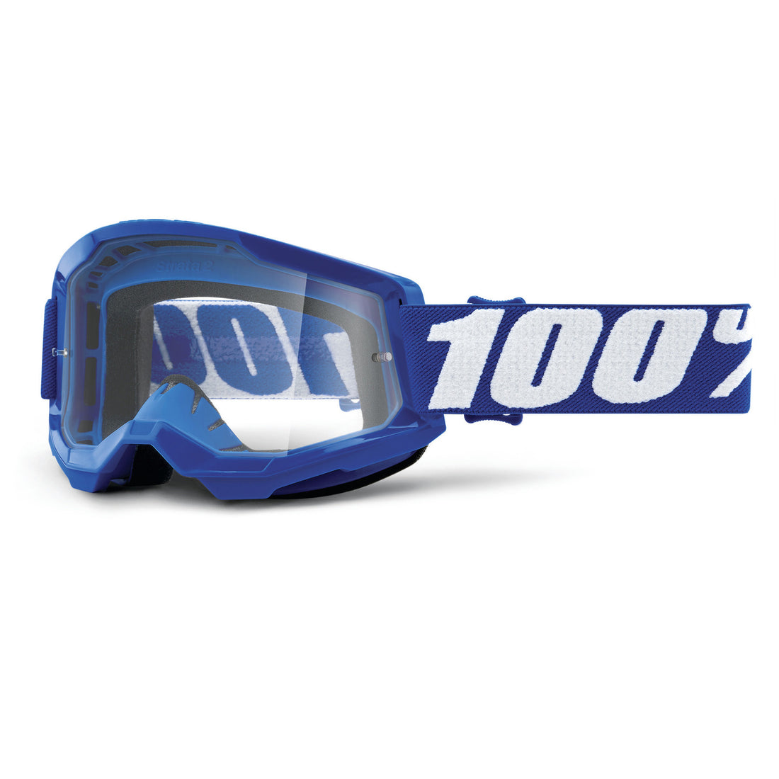 100% Strata 2 Goggles Blue