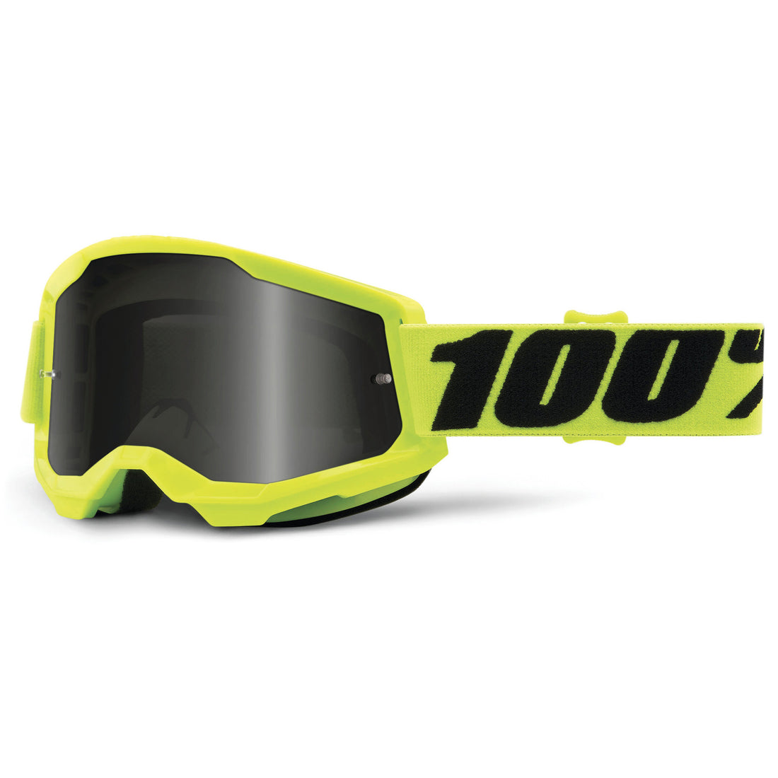 100% Strata 2 Sand Goggles Neon Yellow