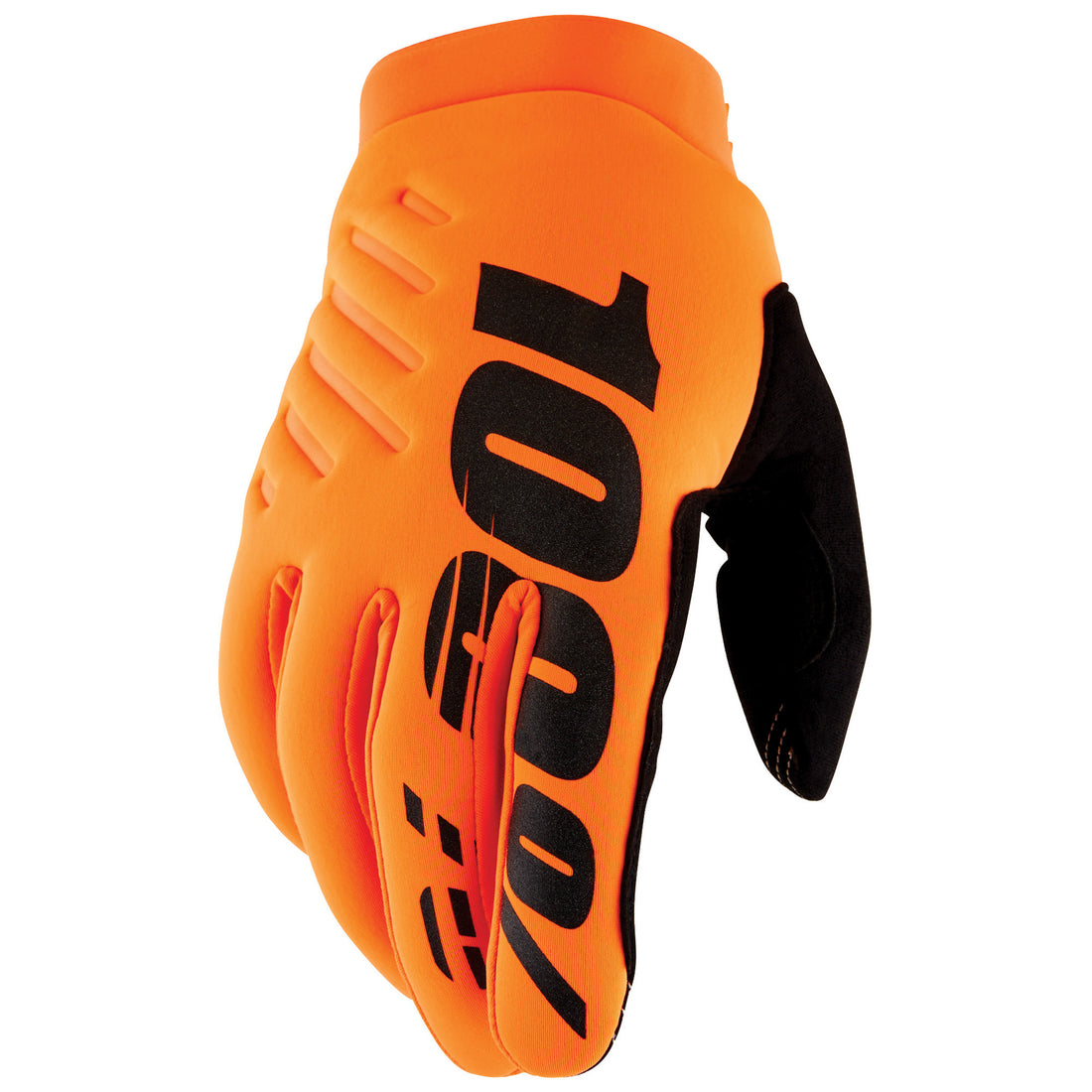 100% Youth Brisker Gloves Fluo Orange/Black