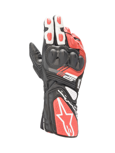 Alpinestars SP-8 V3 Gloves - Black/White/Bright Red