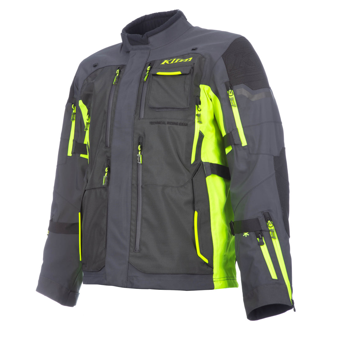 KLIM Badlands Pro Jacket Asphalt - Hi-Vis