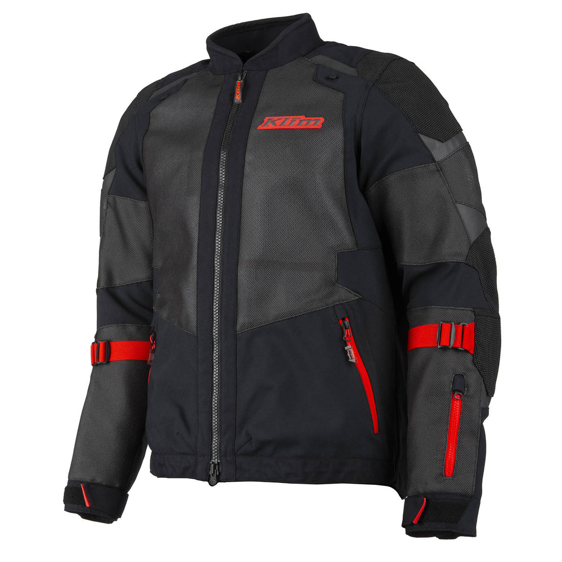 KLIM Baja S4 Jacket Black - Fiery Red