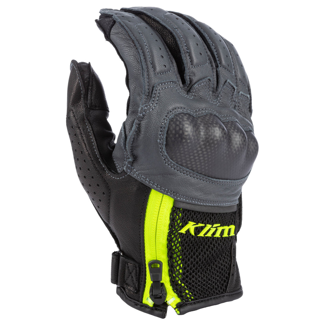 KLIM Induction Glove Asphalt - Electric Blue Lemonade