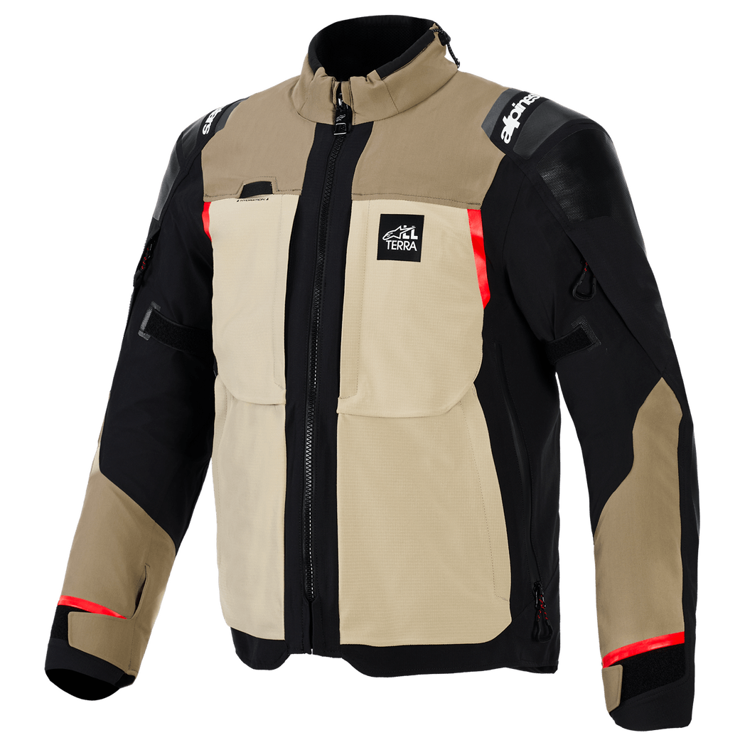 Alpinestars Andes Pro Drystar Xf Jacket Walnut/Aluminum