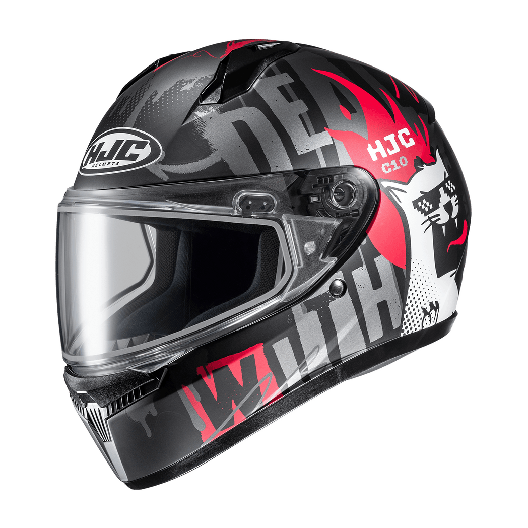 HJC C10 Fop Youth Snow MC-1SF