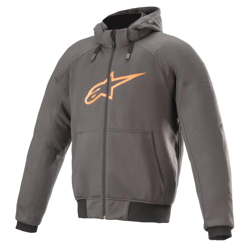 Alpinestars Chrome Sport Hoodie Tar Gray/Flame Orange