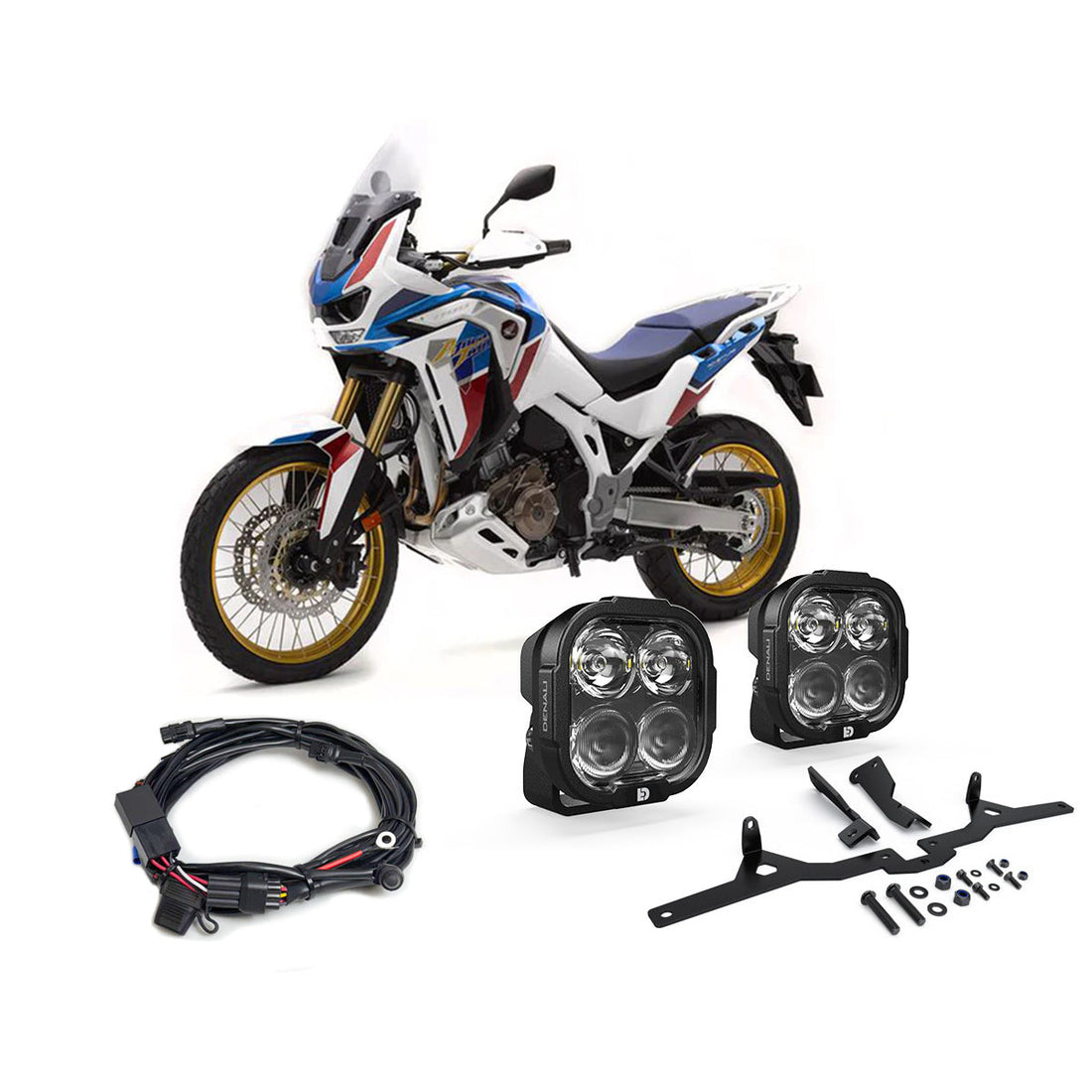 DL4 Essential Lighting Bundle for Honda Africa Twin Adventure Sports ES '20-'26