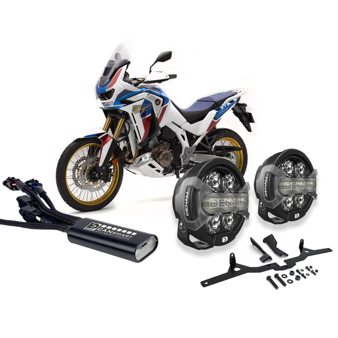 D7 Pro Premium Lighting Bundle for Honda Africa Twin Adventure Sports ES '20-'26