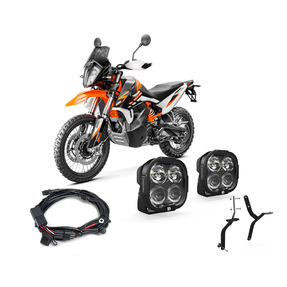 DL4 Essential Lighting Bundle for KTM 790 Adventure Series '19-'22 & 890 Adventure Series '21-'22