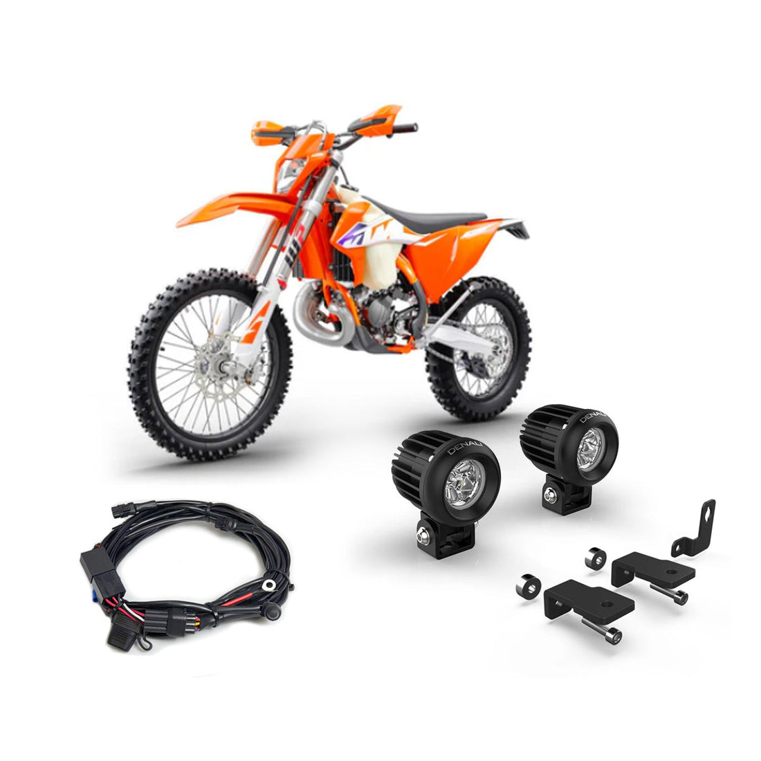 D2 Essential Lighting Bundle for Husqvarna FE 350 / FE 501 Series & KTM 500 EXC-F '17-'26