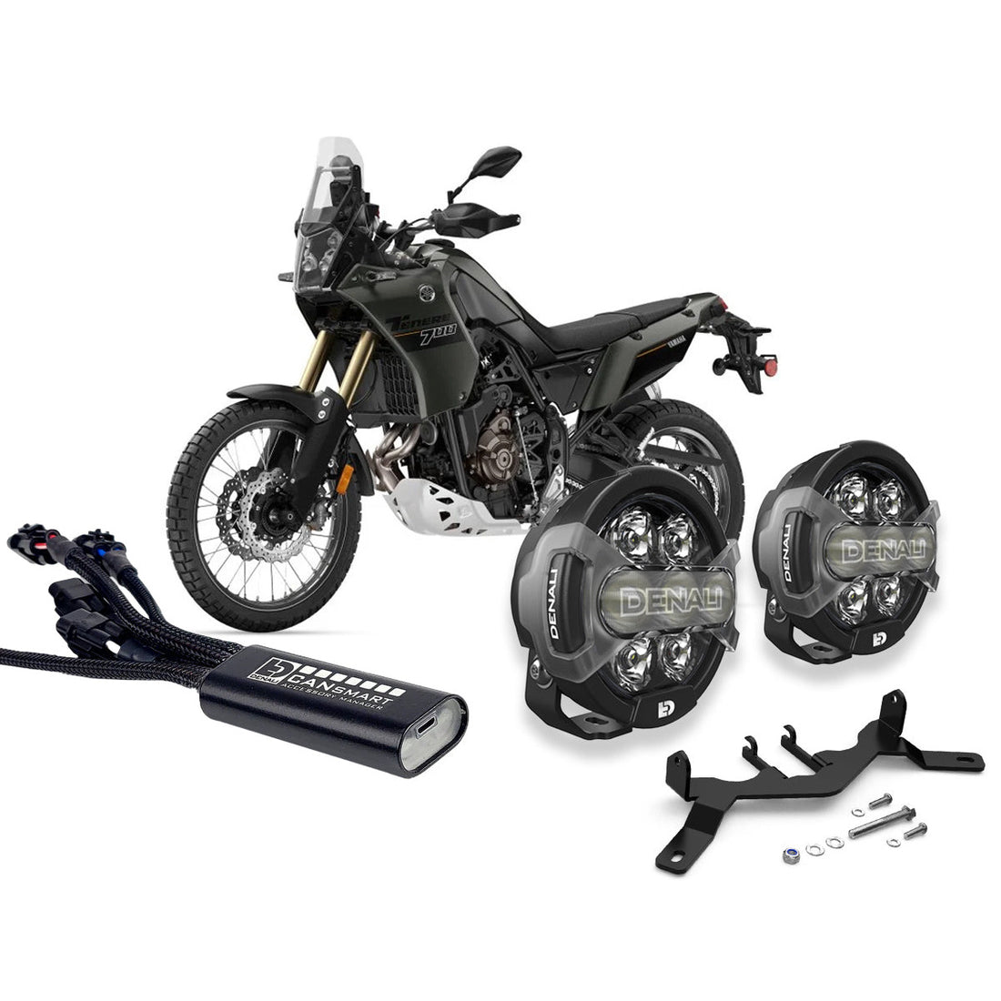 D7 Pro Premium Lighting Bundle for Yamaha Tenere 700 '19-'24