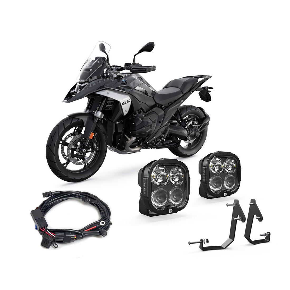 DL4 Essential Lighting Bundle for BMW R1300GS '24-'26