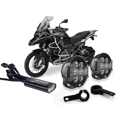 D7 Pro Premium Lighting Bundle w/ Crashbar Mounts for BMW R1200GS, R1200GS Adventure, R1200R & R1200RT '04-'14