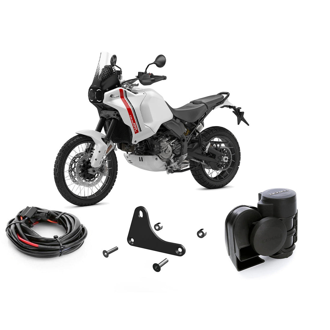 DENALI SoundBomb Horn Bundle - Ducati DesertX 2022+
