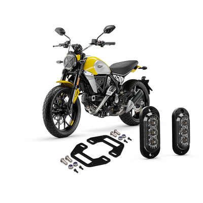 T3 Rear Visibility Bundle for Ducati Scrambler 800 '15-'25 & Scrambler 1100 '18-'25