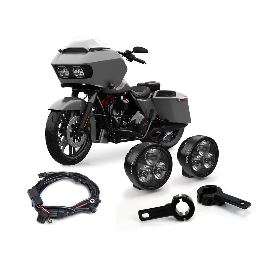 D3 Essential Lighting Bundle w/ Engine Guard Mounts for Harley-Davidson Motorcycles '11-'26