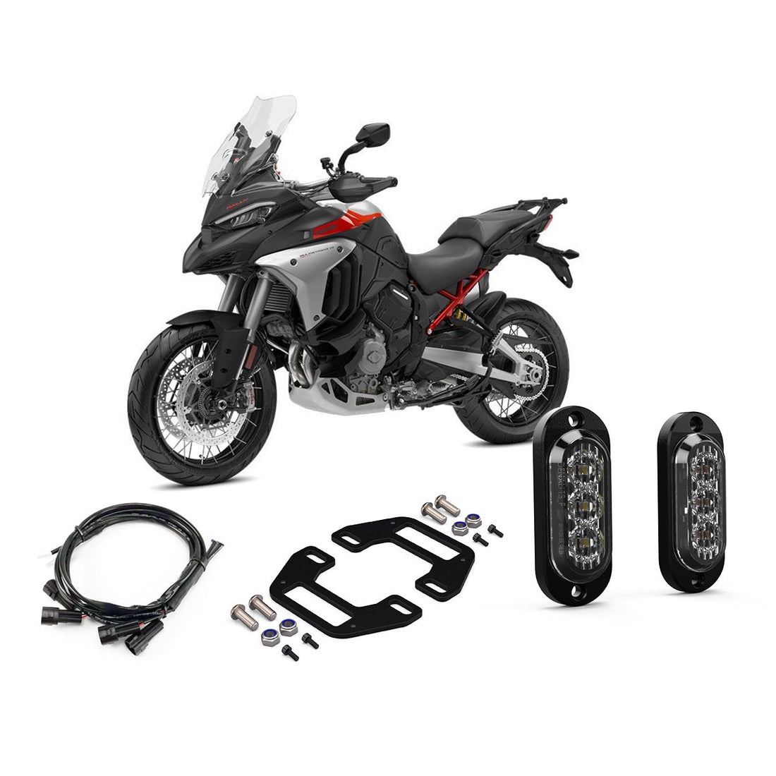 DENALI T3 Rear Visibility Bundle - Ducati Multistrada V4 '21+