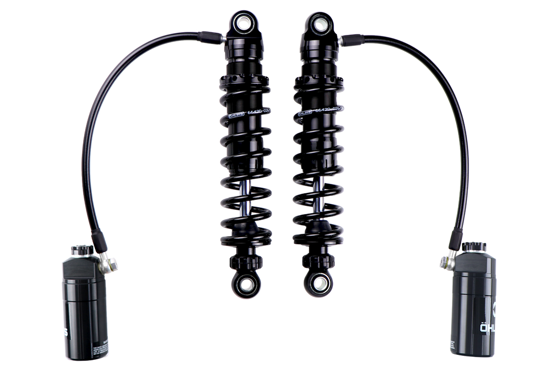Ohlins Blackline Remote Reservoir 12"  Rear Shocks | HD 050