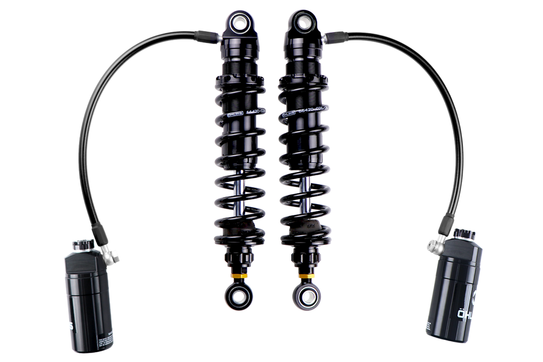 Ohlins Blackline Remote Reservoir 13" Rear Shocks | HD 051