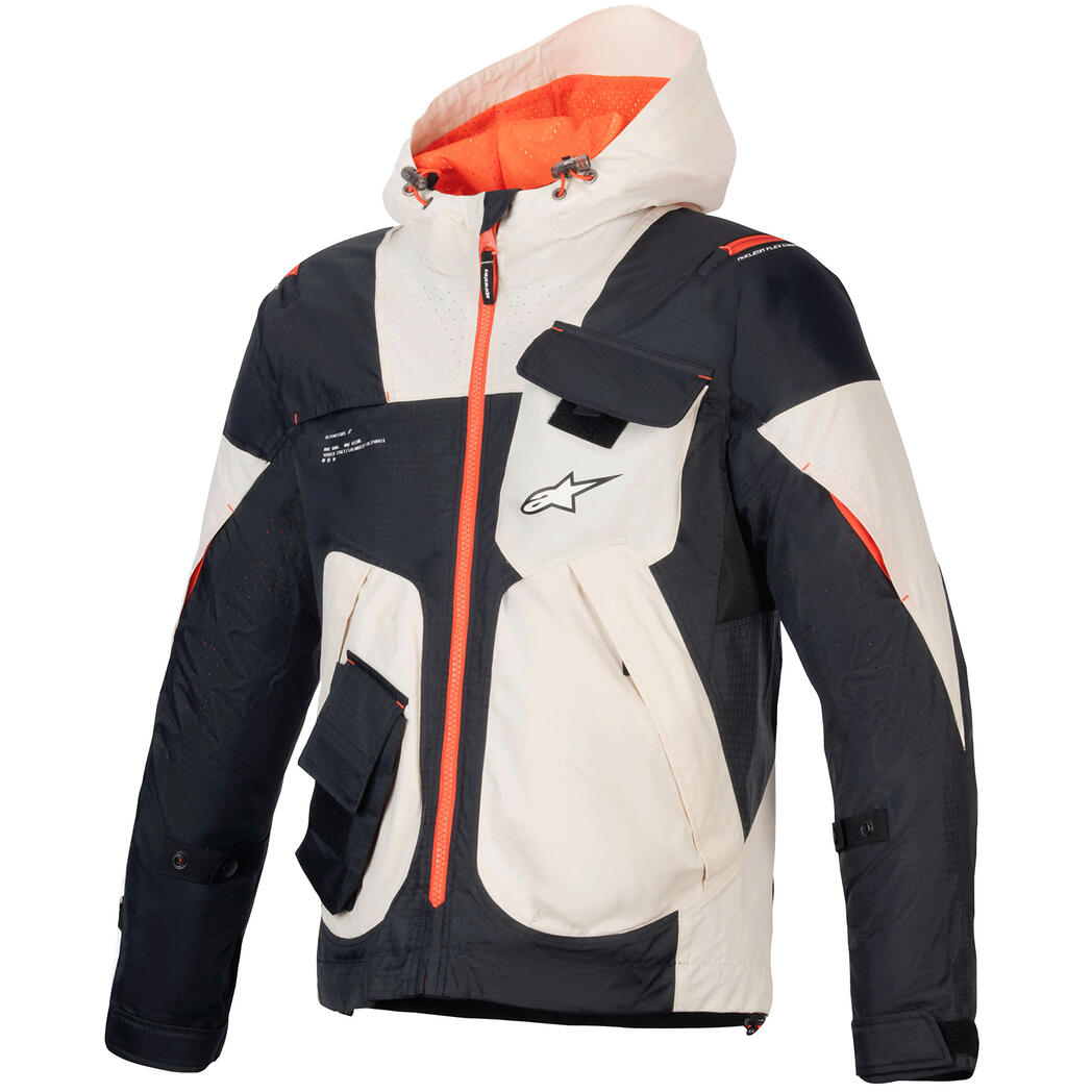 Black/Almond/Hot Orange