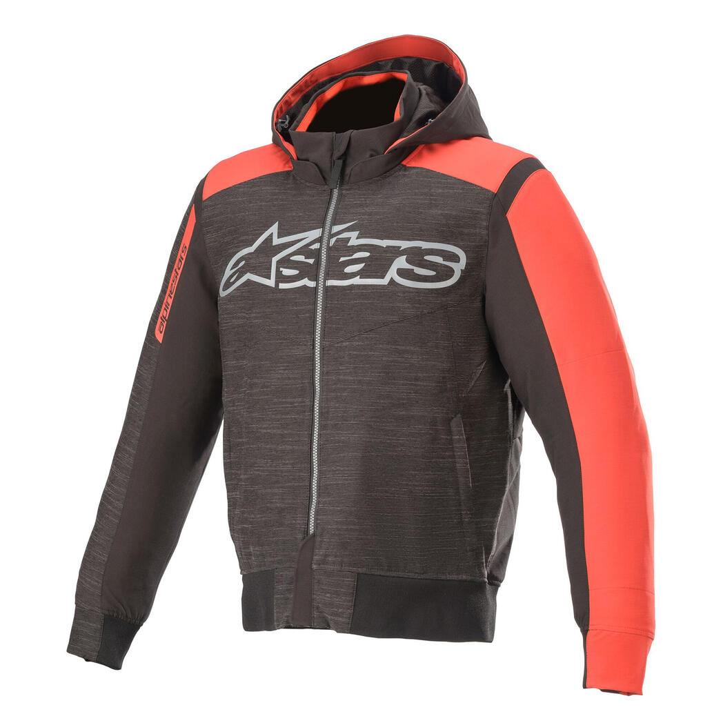 Alpinestars Rhod Windstopper Hoodie Black/Bright Red