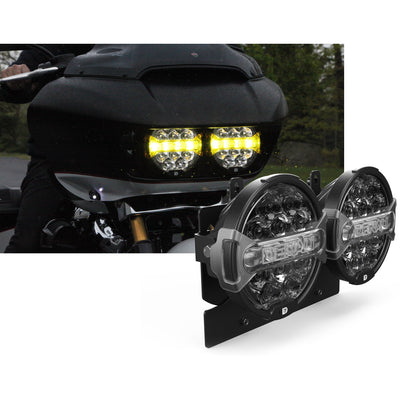 D14 Destroyer Headlight - Harley-Davidson Road Glide, '15-'23