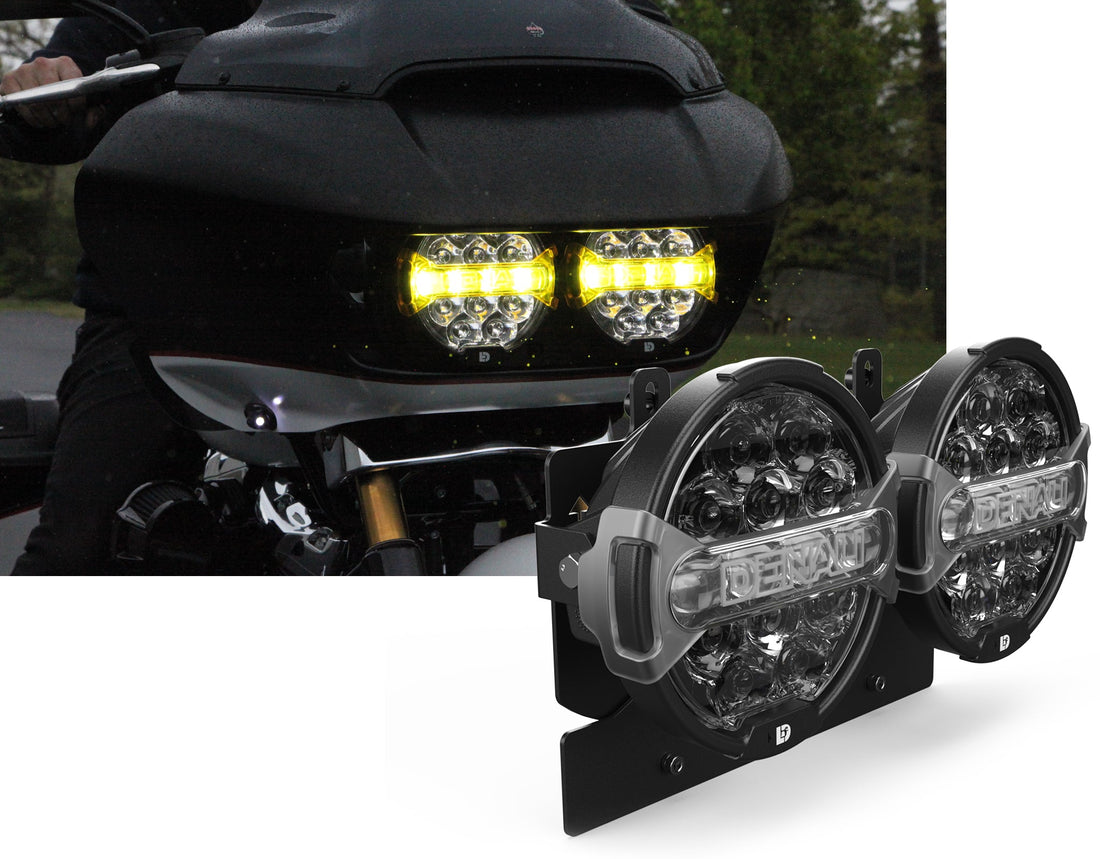 D14 Destroyer Headlight - Harley-Davidson Road Glide, '15-'23