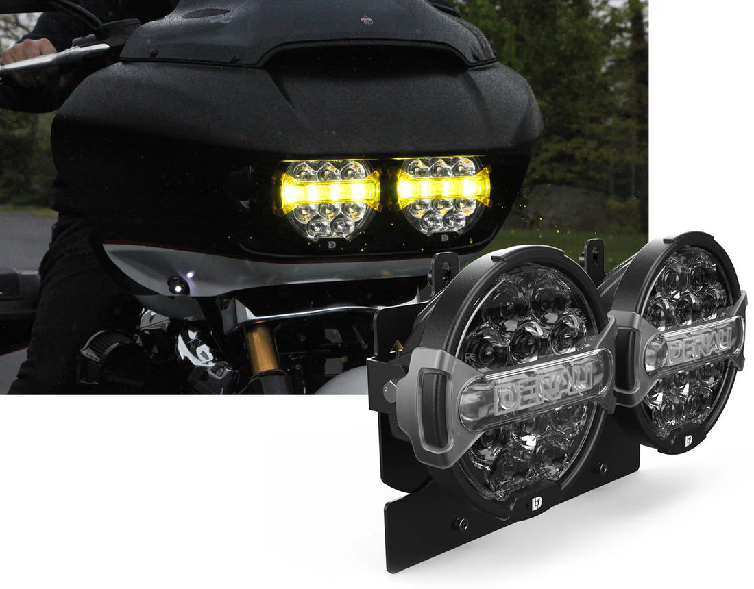 DENALI D14 Destroyer Headlight Kit ('15-'23 Road Glide)