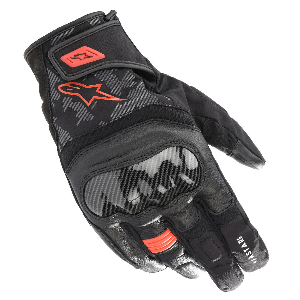 Alpinestars SMX-Z Drystar Gloves Black/Red Fluo