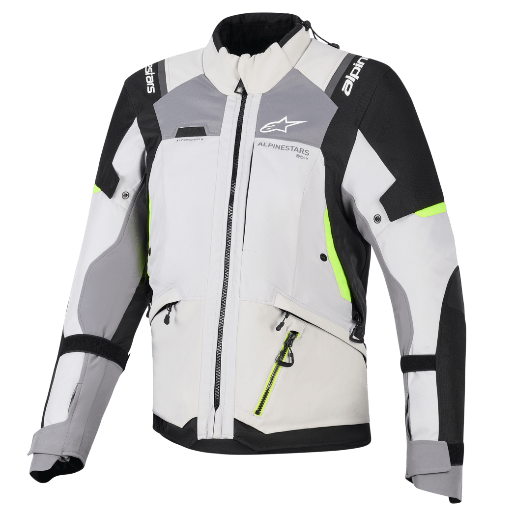 Alpinestars Stella Andes V4 Drystar Jacket Dark Gray/Ice Gray Black/Yellow Fluo