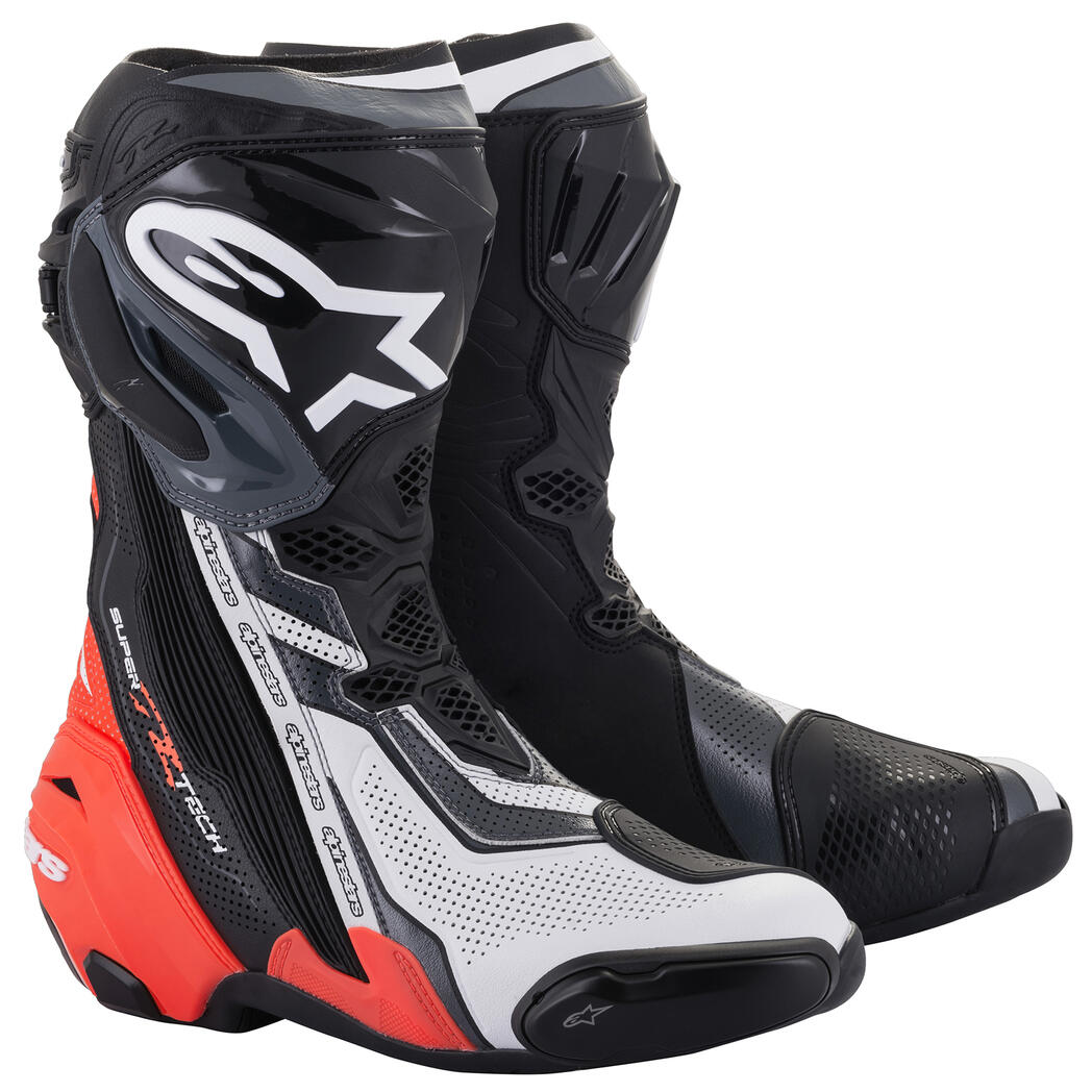 Black/Red Fluo/White/Gray