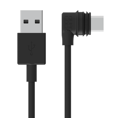 Quad Lock Weatherproof Wireless Charging Head USB Cable - Right Angle