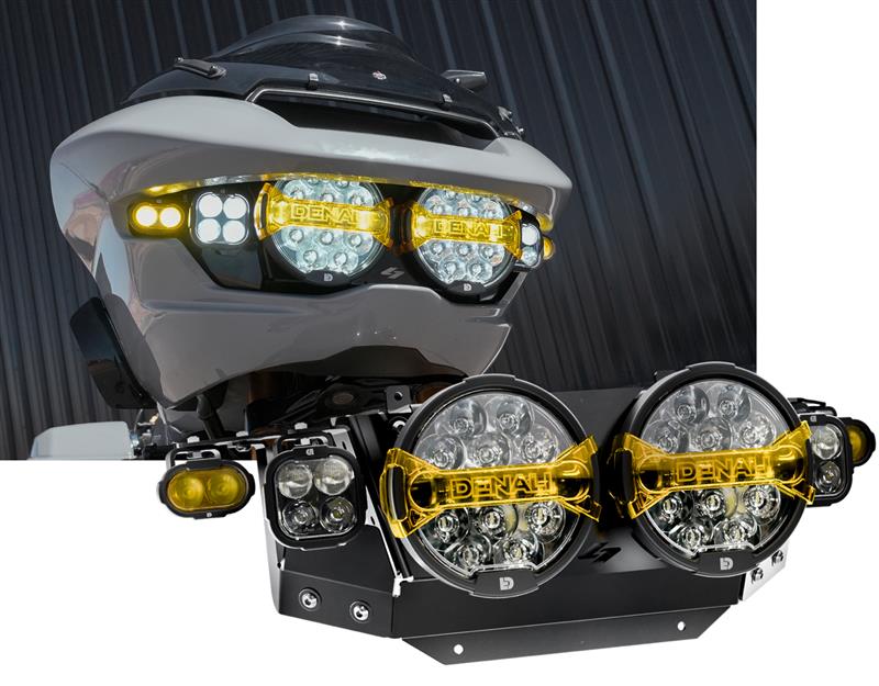 DENALI D14 Destroyer Full Deck Headlight Kit - Harley-Davidson Road Glide '24+