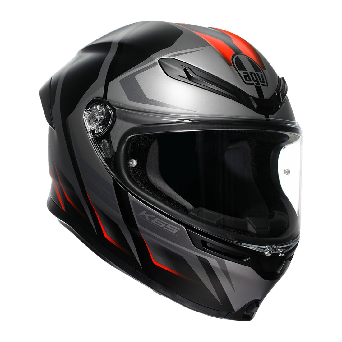 AGV K6 S Karve Matte Black/Gray/Red