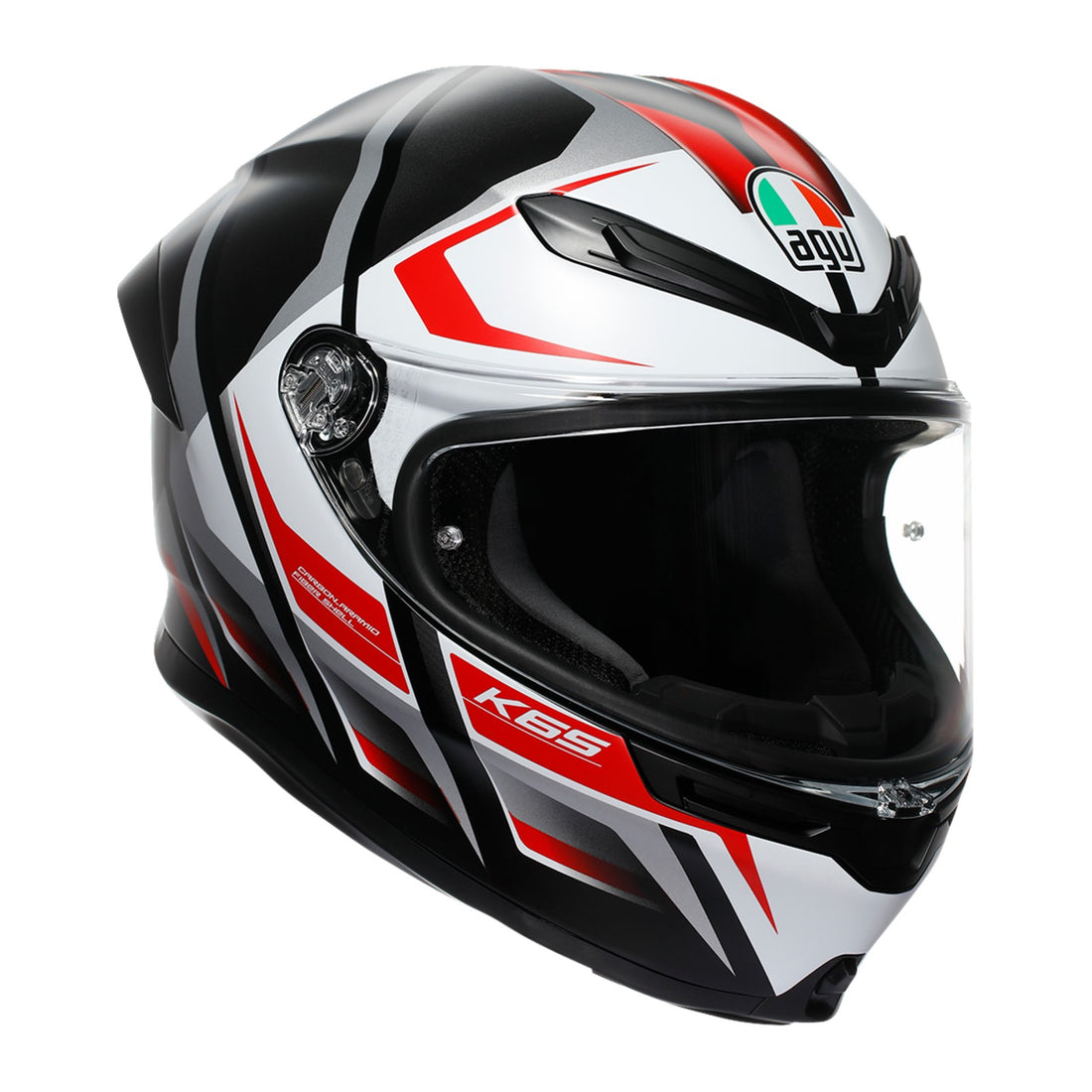 AGV K6 S Karve Matte Black/White/Red